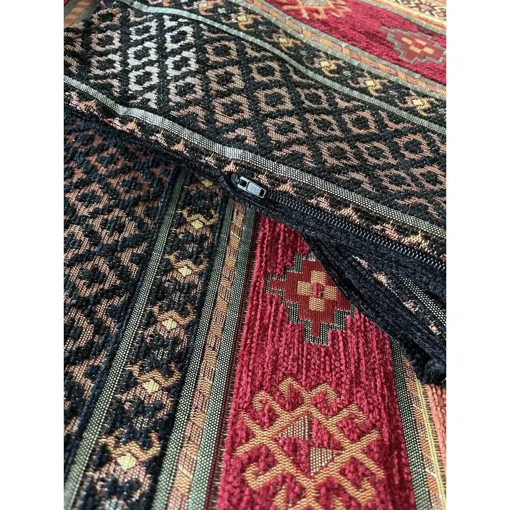 Oriental Quilt blanket w 2 pillowcase Arabic Tribal Hookah Lounge Floor mat